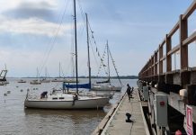 Colonia del Sacramento inauguró el nuevo muelle de madera del Puerto Deportivo